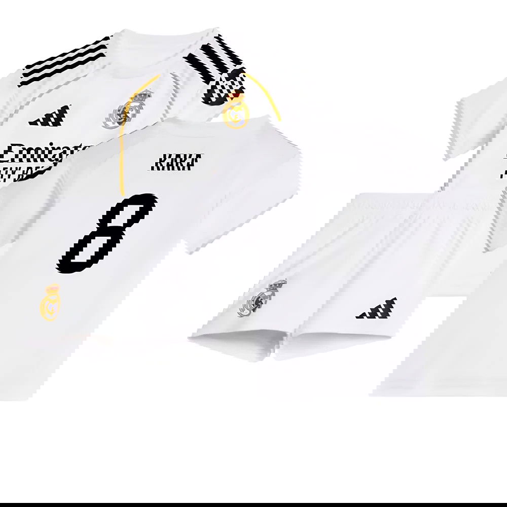 Fotbalové Dresy FC Real Madrid Dětské KAKA #8 Domácí Dres 2025-2026