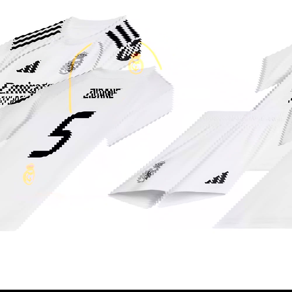 Fotbalové Dresy FC Real Madrid Dětské ZIDANE #5 Domácí Dres 2025-2026