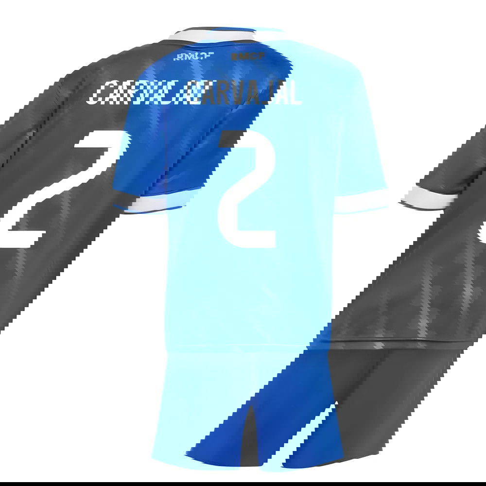 Fotbalové Dresy FC Real Madrid Dětské CARVAJAL #2 Alternativní Dres 2025-2026