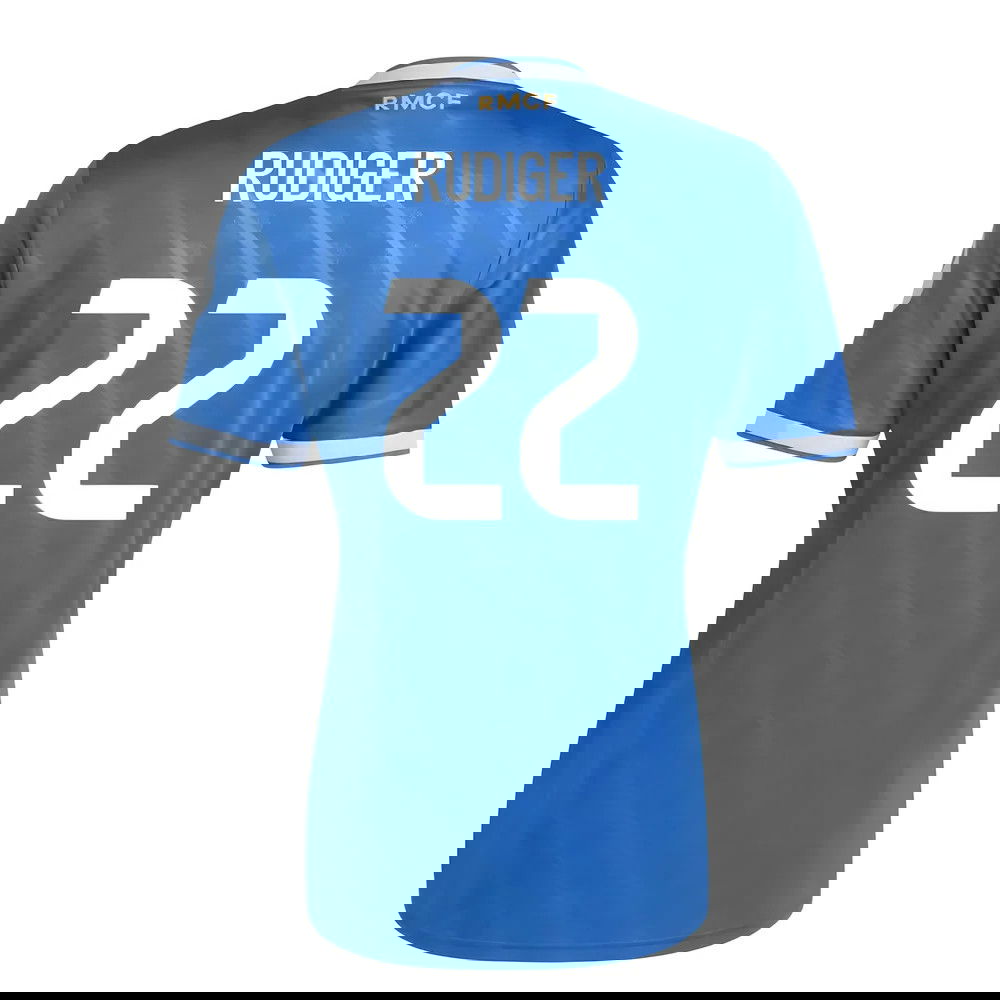Fotbalové Dresy FC Real Madrid RUDIGER #22 Alternativní Dres 2025-2026