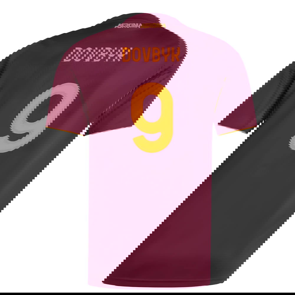 Fotbalové Dresy AS Roma DOVBYK #9 Domácí Dres 2025-2026