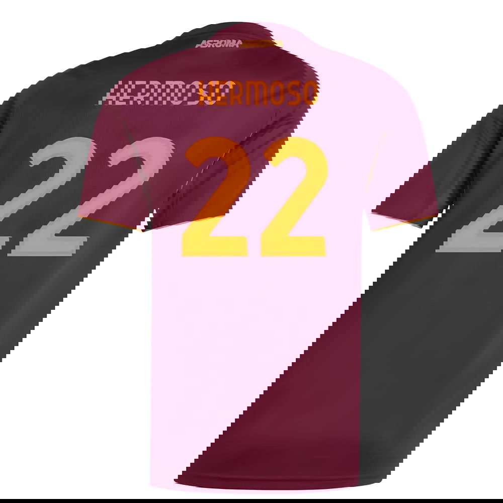 Fotbalové Dresy AS Roma HERMOSO #22 Domácí Dres 2025-2026