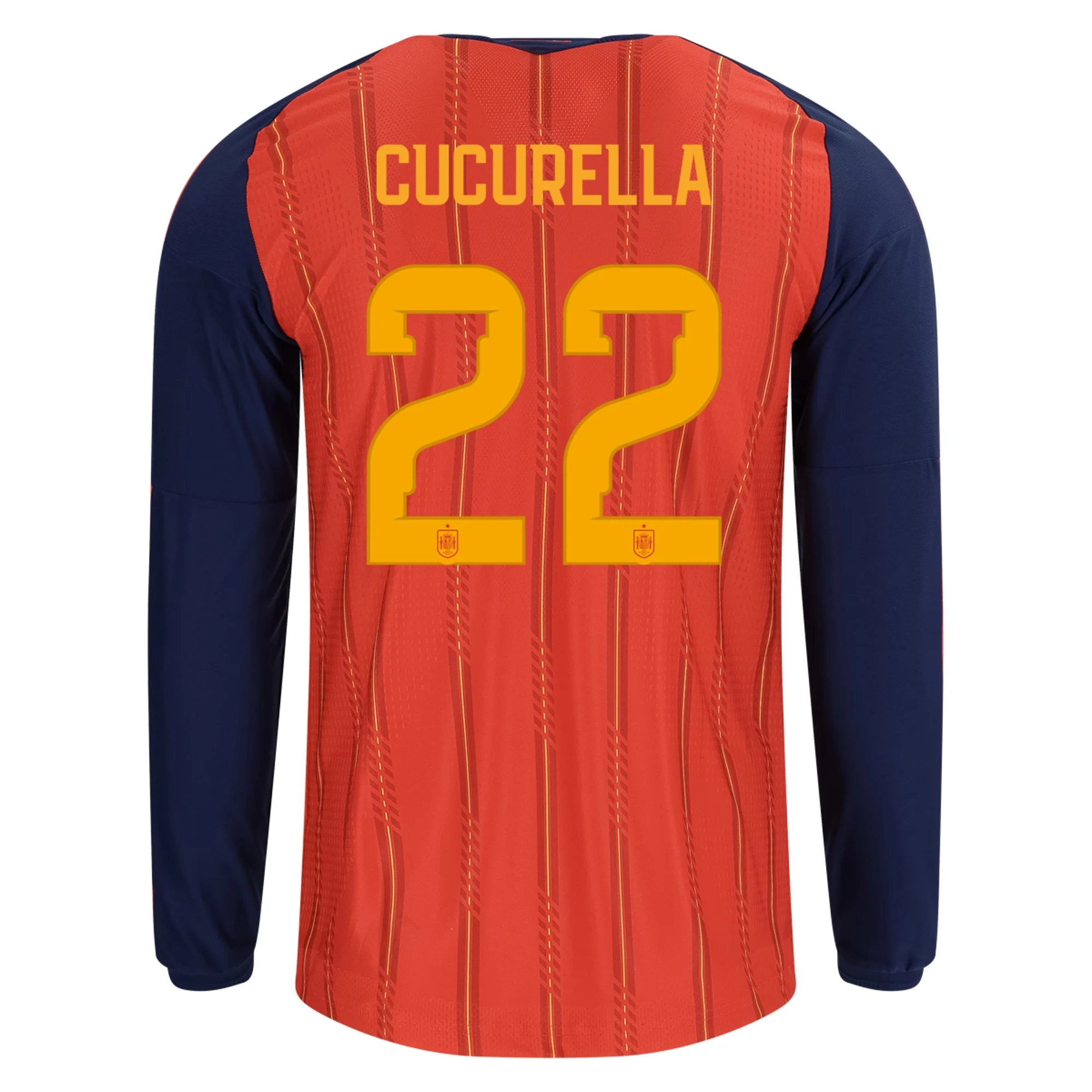 Fotbalové Dresy Španělsko Dlouhý Rukáv MARC CUCURELLA #22 Domácí Dres Mistrovství světa 2026