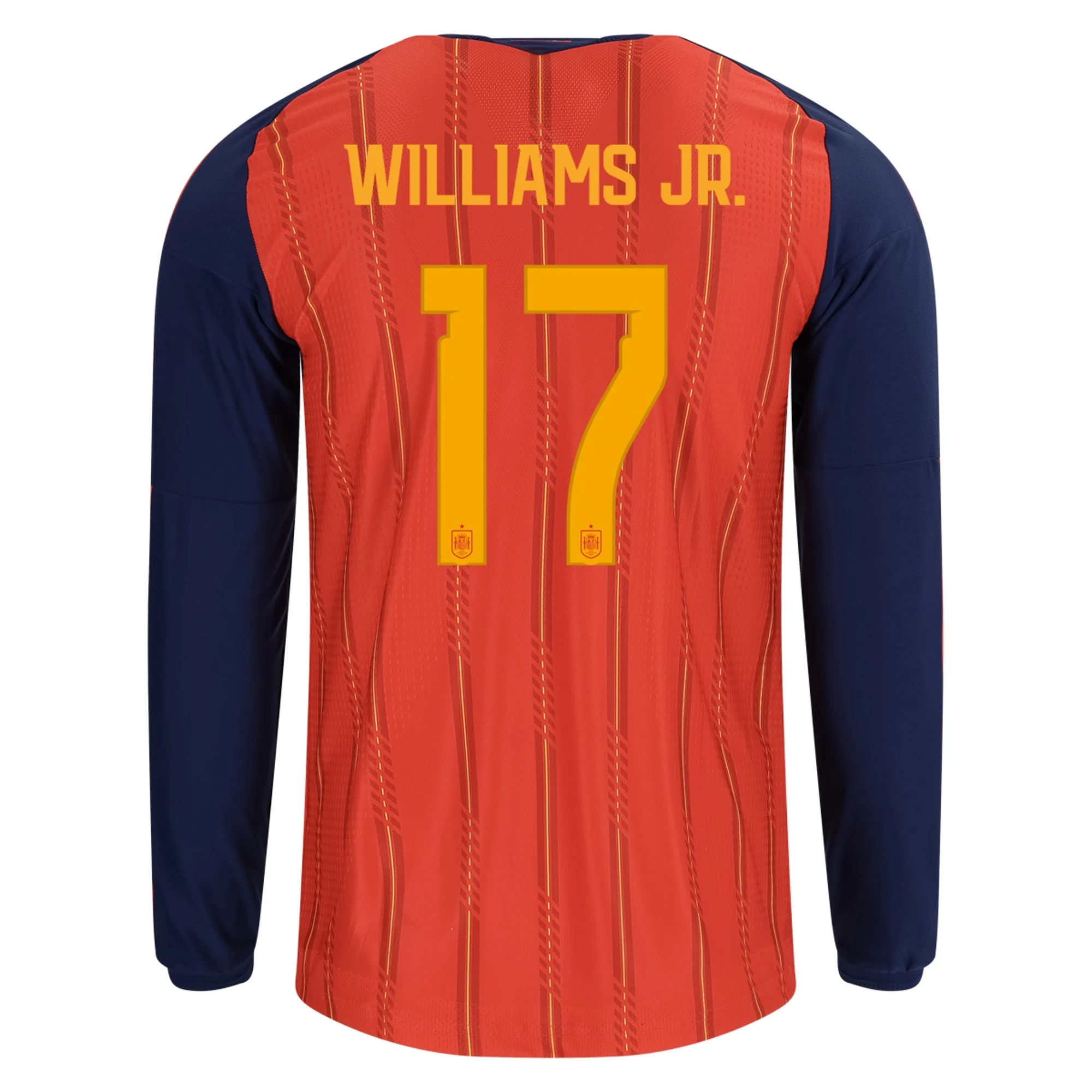 Fotbalové Dresy Španělsko Dlouhý Rukáv NICO WILLIAMS #17 Domácí Dres Mistrovství světa 2026